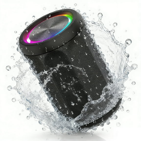 Compact waterproof bluetooth speaker outdoors