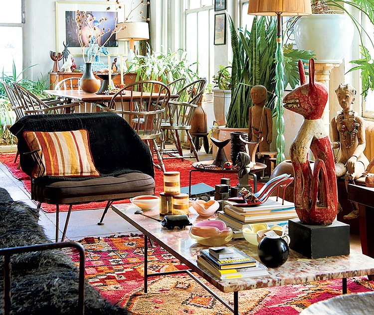 Traditional colorful Moroccan bohemian rugs and carpets