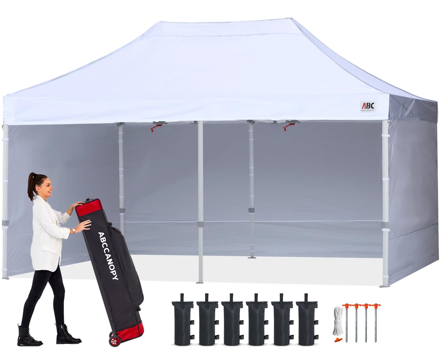 ABCCANOPY 10x20 Commercial Pop-Up Canopy Party Tent
