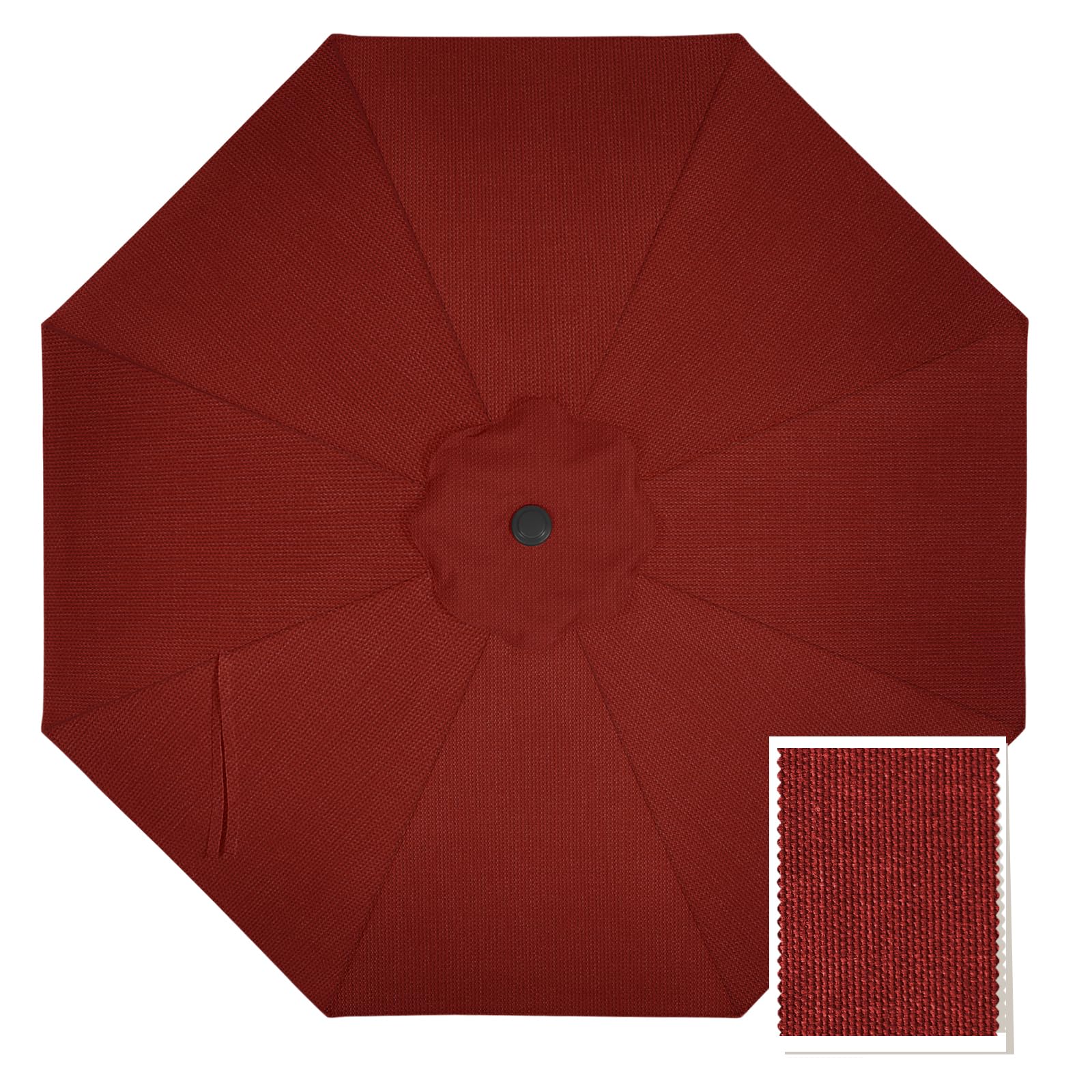 ABCCANOPY 9ft Replacement Umbrella Canopy 8-Rib Olefin Fabric