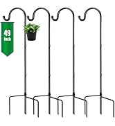 Amagabeli 7ft Shepherd Hooks 15 Pack