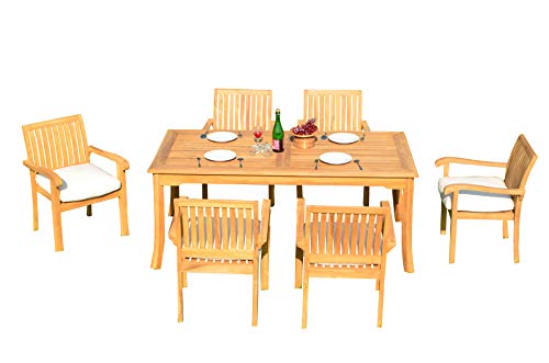 Amazonia Grade-A Teak 71-in Rectangular Patio Dining Table