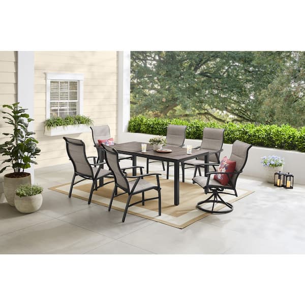 Amazonia St. Tropez 9-Piece Eucalyptus Outdoor Dining Set
