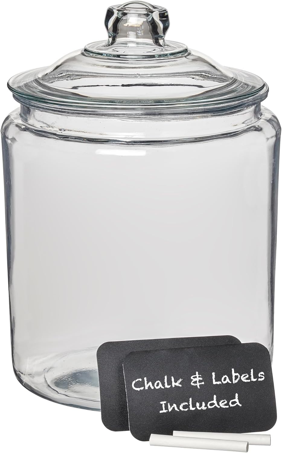 Anchor Hocking Heritage Hill Glass Jar with Lid Set of 3