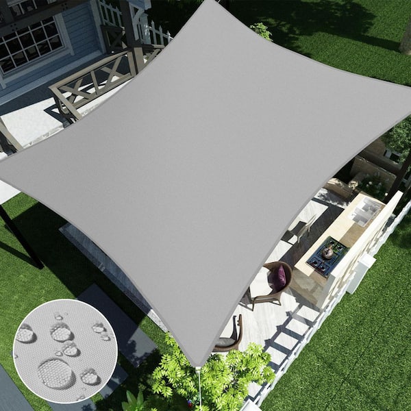 Ankuka 12 ft Triangle Sun Shade Sail UV Block Canopy