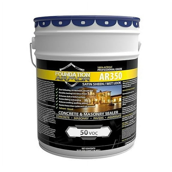 Armor AR350 Wet Look Solvent Based Acrylic Concrete Sealer