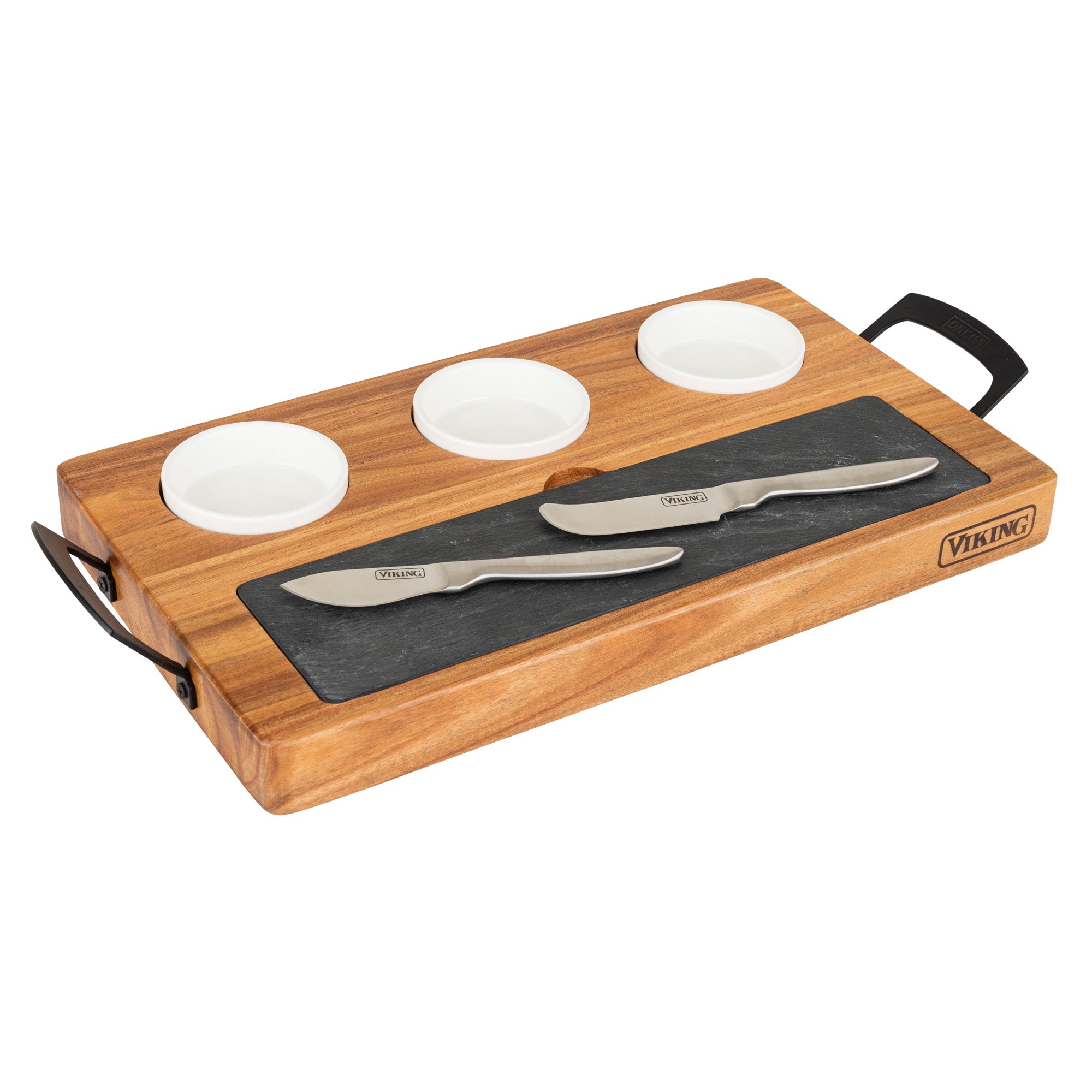 Artesà by Creative Tops Slate Cheese Board and Knife Set