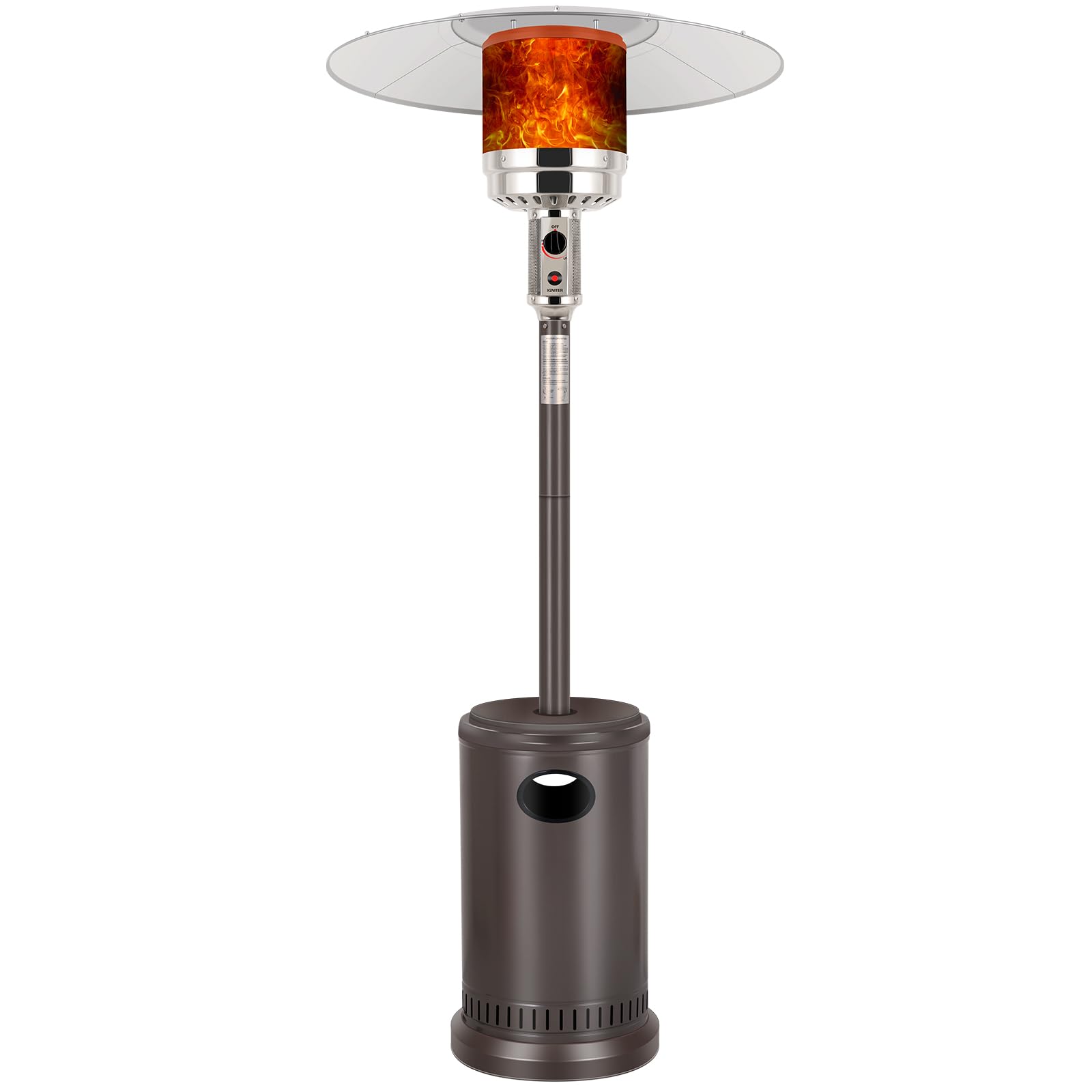 AZ Patio Heaters HLDS01-WCBT Commercial Patio Heater with Wheels and Table
