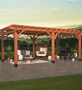 Backyard Discovery Arbor Creek 10 ft. x 12 ft. Cedar Pergola