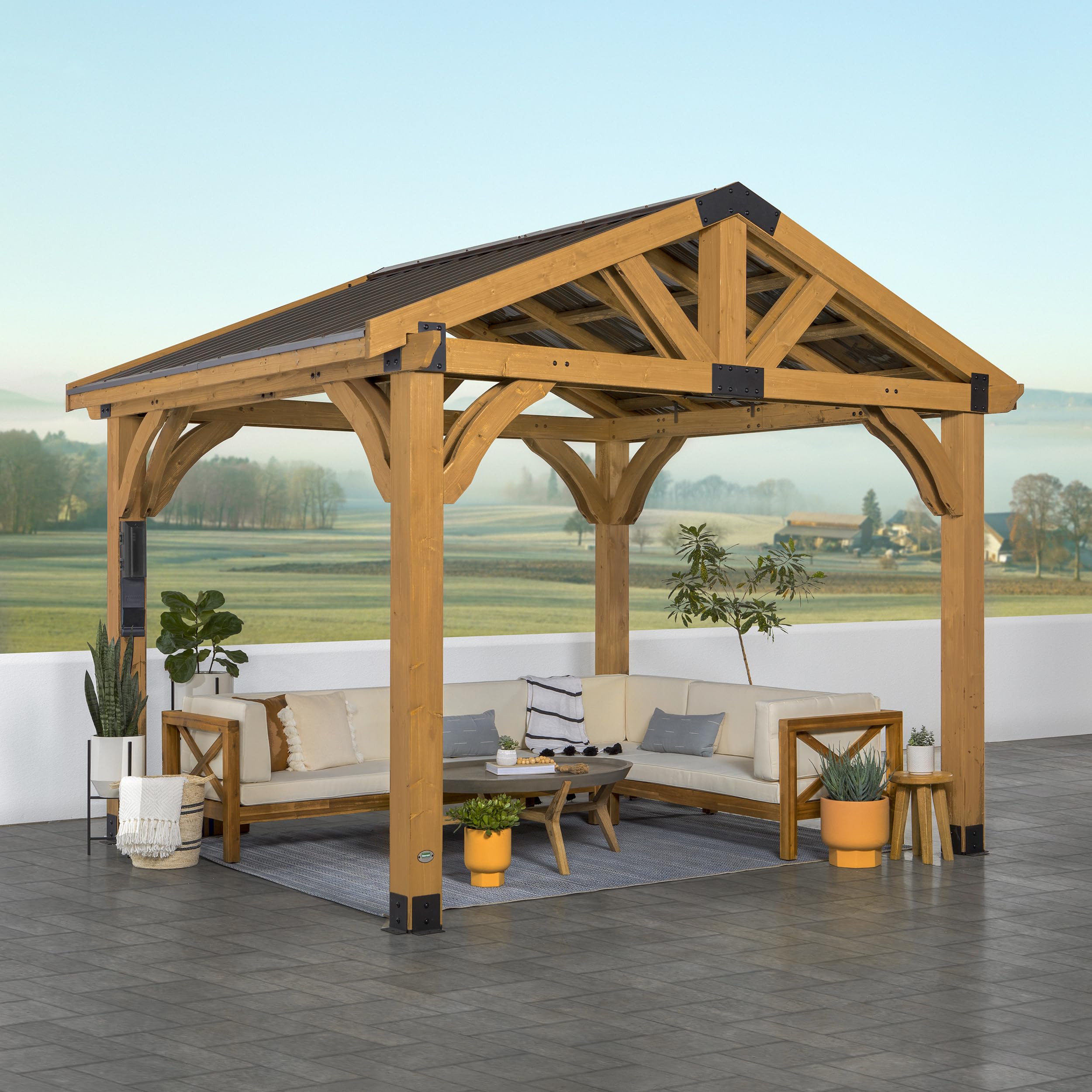 Backyard Discovery Sweetwater Cedar Wood Pergola 12x10