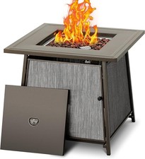 Bali Outdoors 40-Inch Square Propane Fire Pit Table