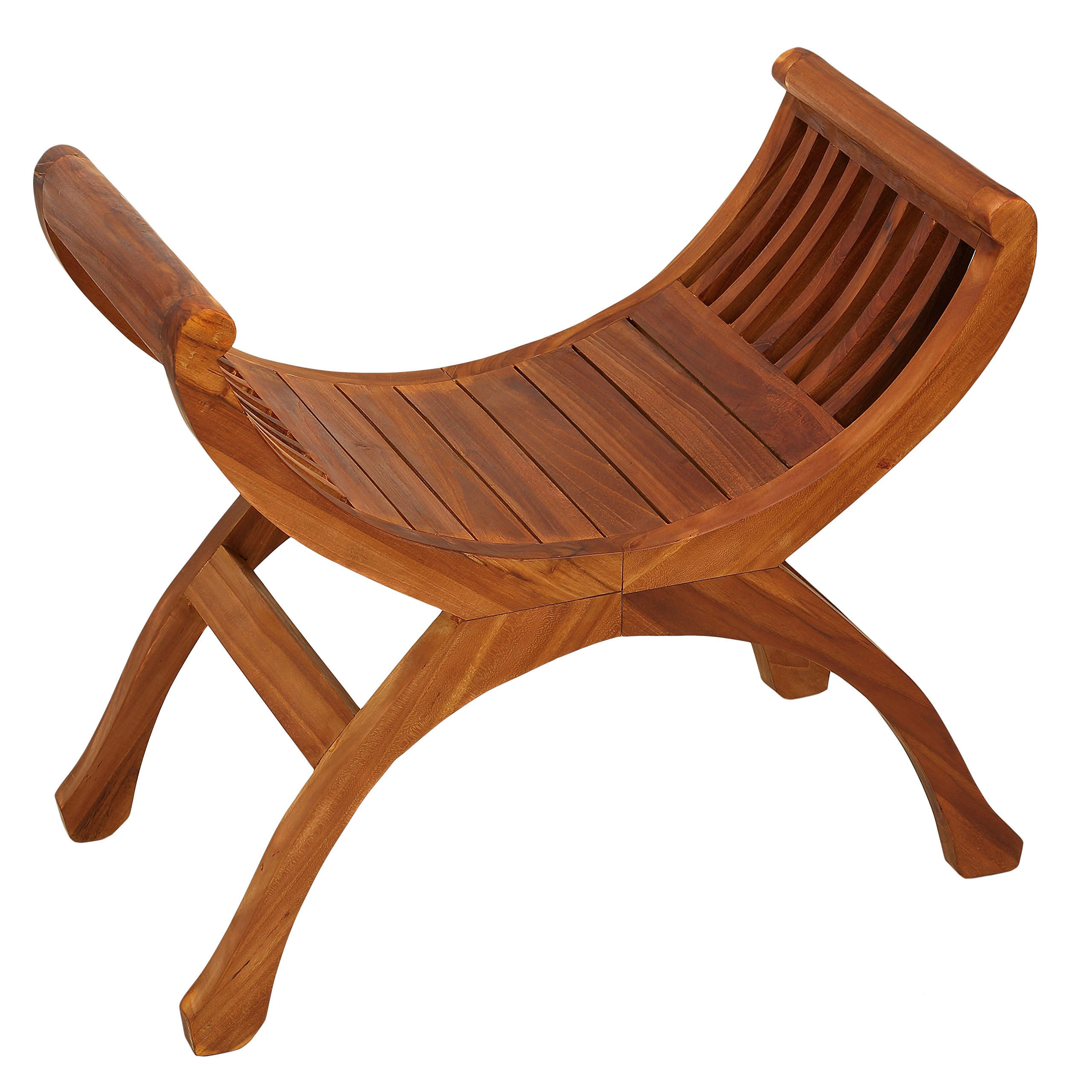 Bare Decor Zen Collection Outdoor Solid Teak Lounge Chair