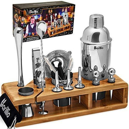 Barillio Elite Cocktail Shaker Set 23-Piece Bartender Kit