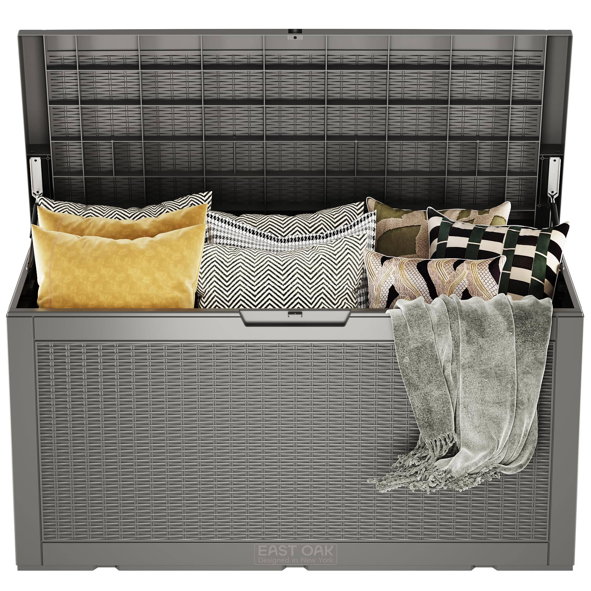 Best Choice Products 100-Gallon Outdoor Wicker Storage Ottoman