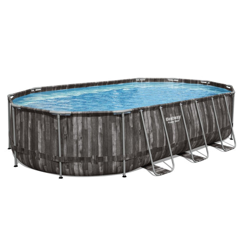 Bestway Power Steel Oval Pool 20ft x 12ft x 48in