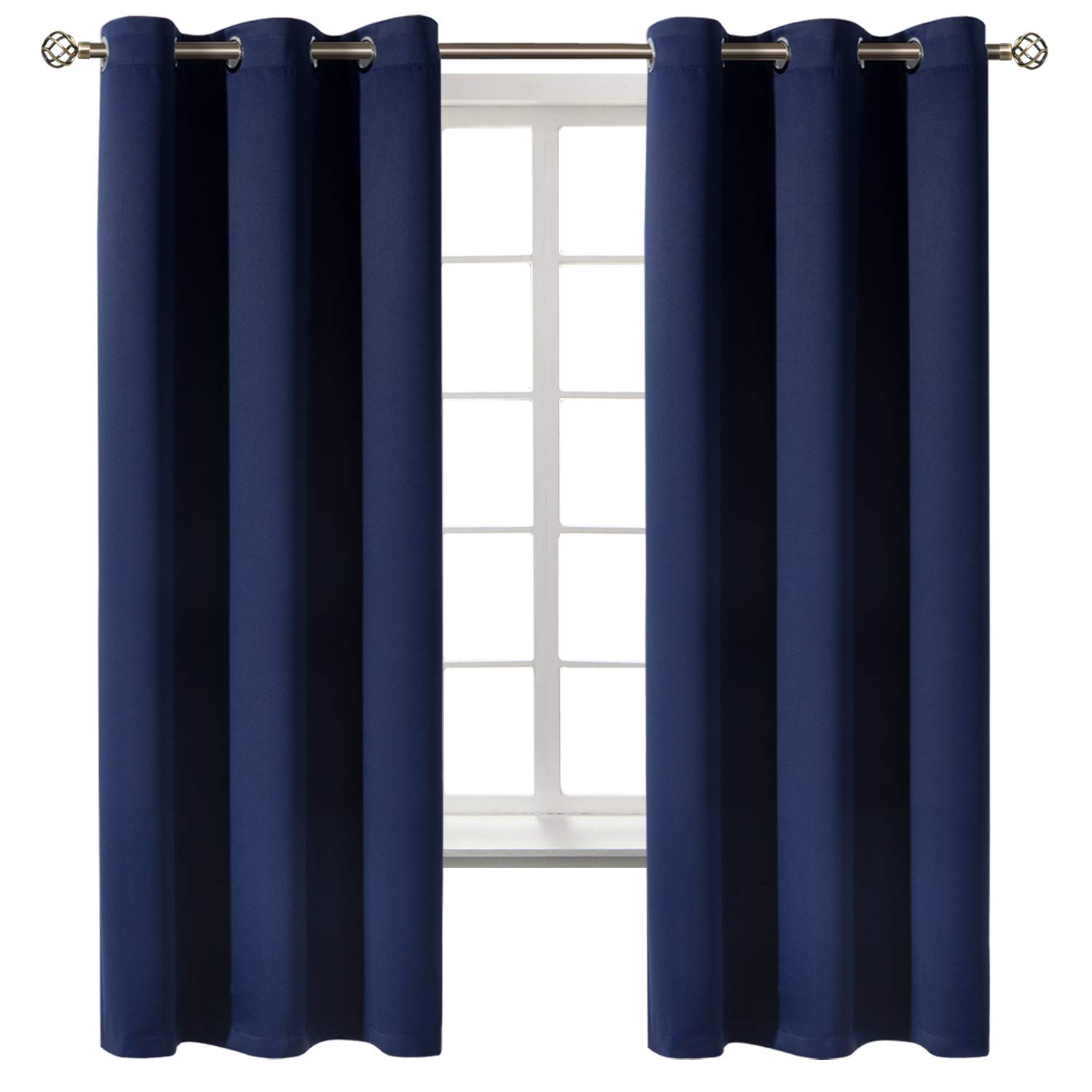 BGment Outdoor Curtain Panels Blackout Grommet Top