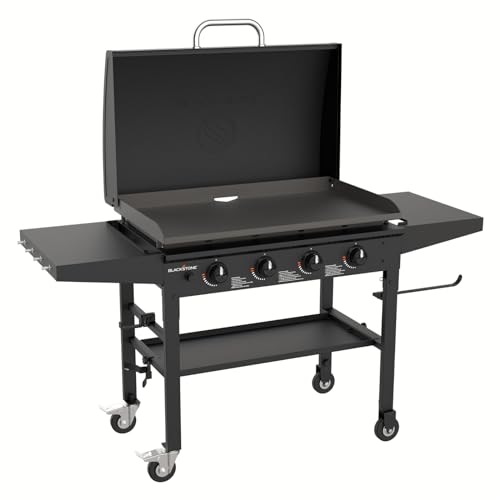 Blackstone 36-Inch 4-Burner Flat Top Gas Griddle with Hood