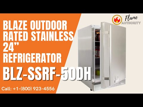 Blaze Outdoor Rated 4.4 Cu. Ft. Stainless Steel Refrigerator BLZ-SSRF-50DH