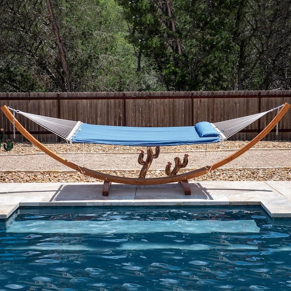 Bliss Hammocks 60-Inch Wide Hammock in a Bag with Steel Arc Stand