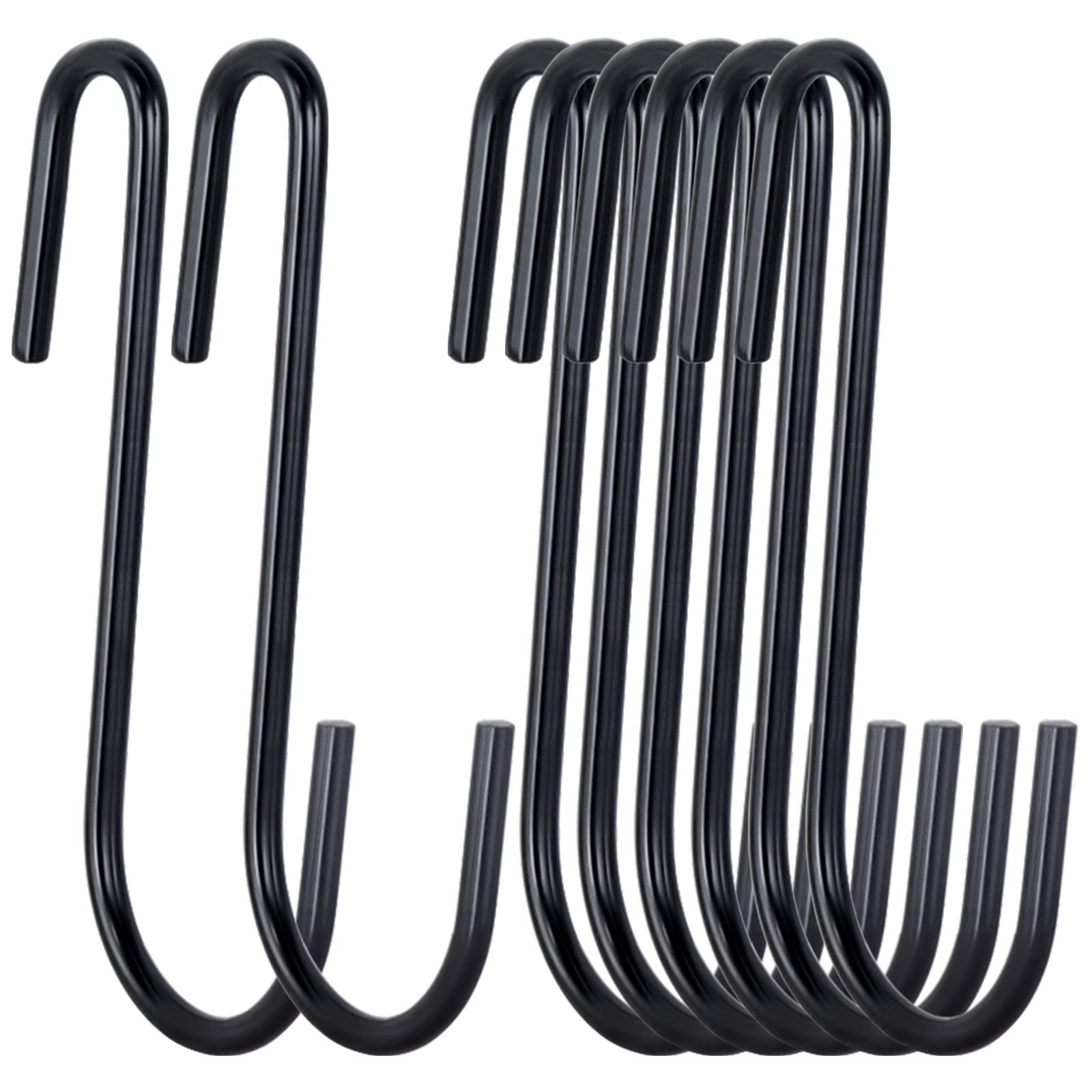 BOAO Stainless Steel S-Hooks, Heavy Duty, 30-Pack