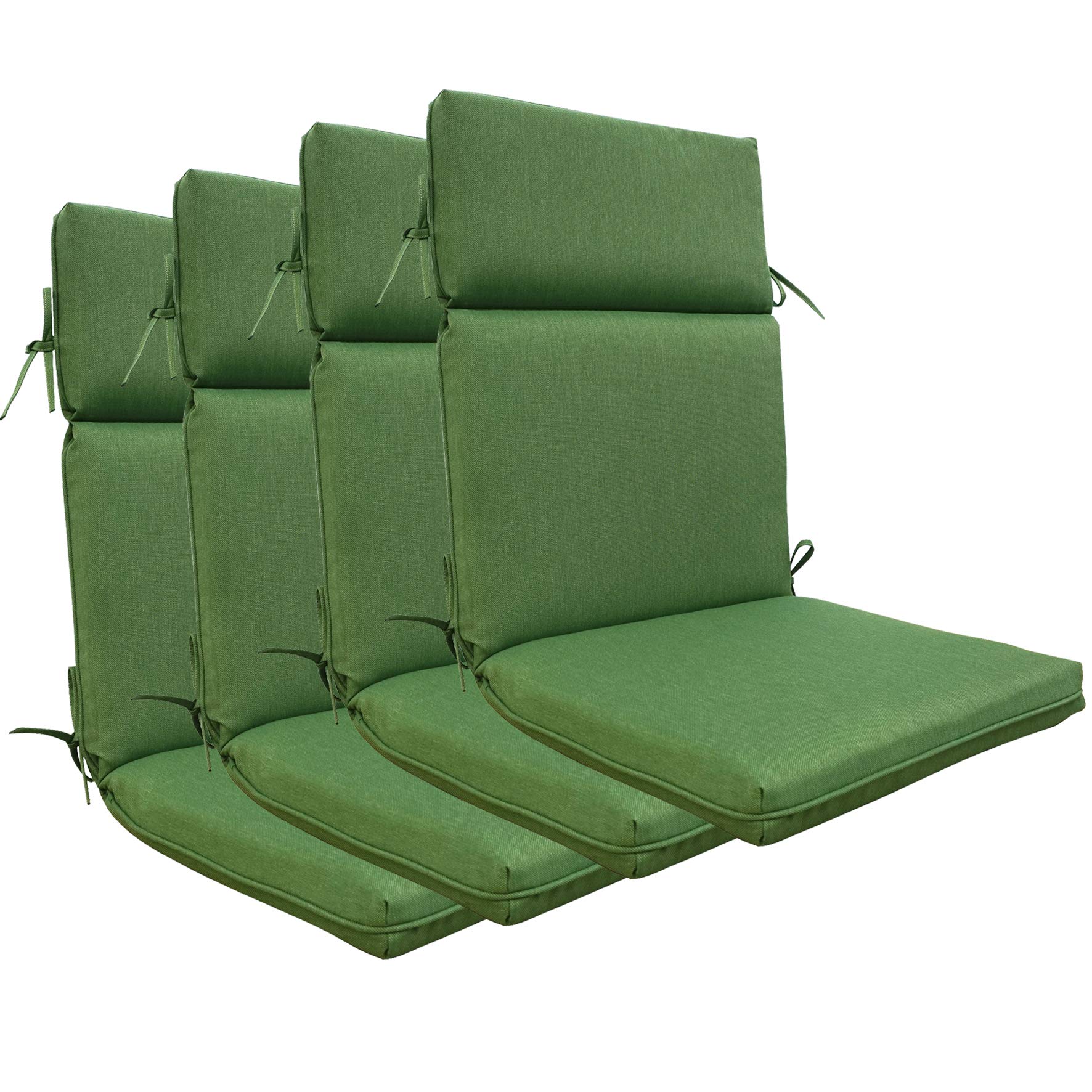 Bossima Outdoor High-Density Seat Cushion with Ties