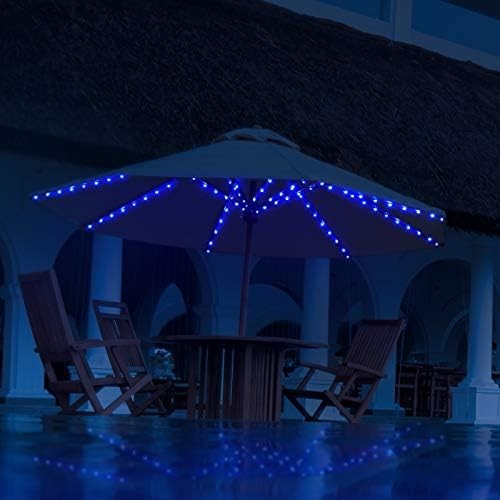 Brightown 104 LED Solar Patio Umbrella String Lights