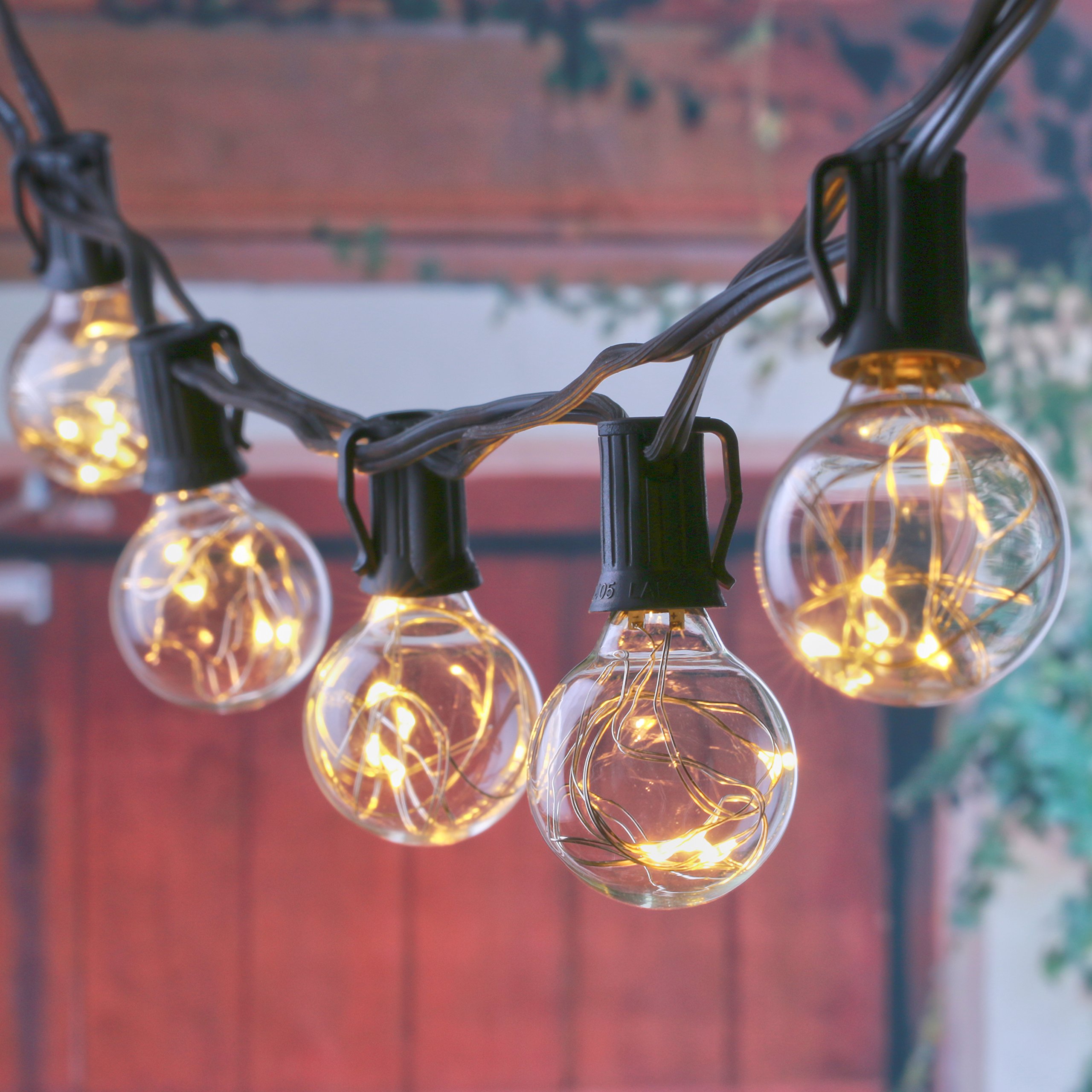 Brightown 48ft Outdoor Globe String Lights G40
