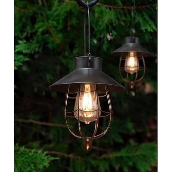 Brightown Outdoor Solar Hanging Lanterns Warm White (6-Pack)