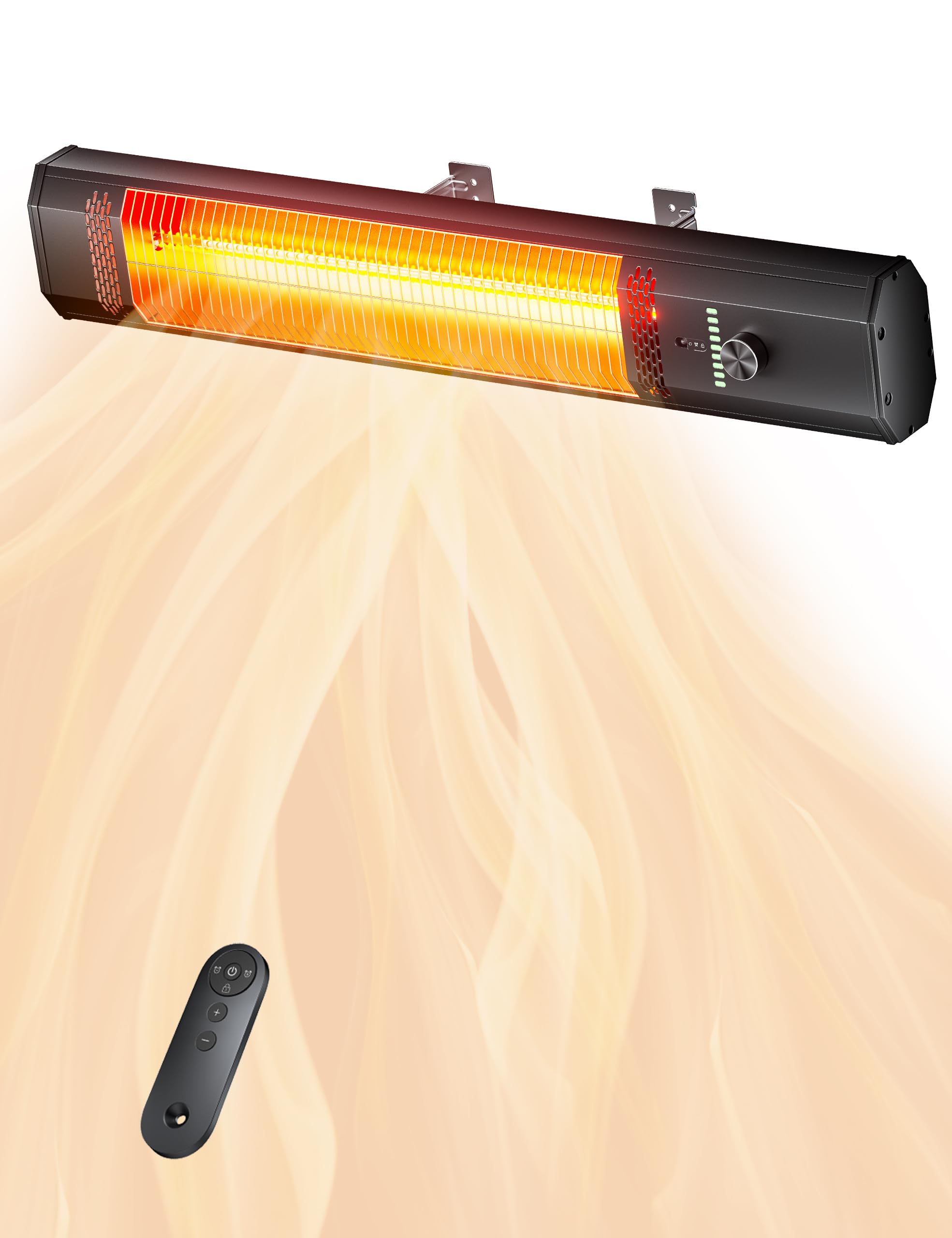 Briza Infrared Patio Heater 1500W Outdoor Wall and Ceiling Mount
