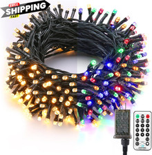 Brizled Christmas String Lights 100ft 300 LED Warm White