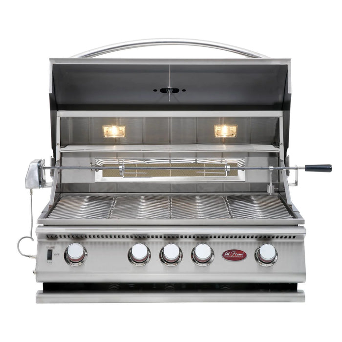 Cal Flame BBQ04P04 4-Burner Outdoor Kitchen Island