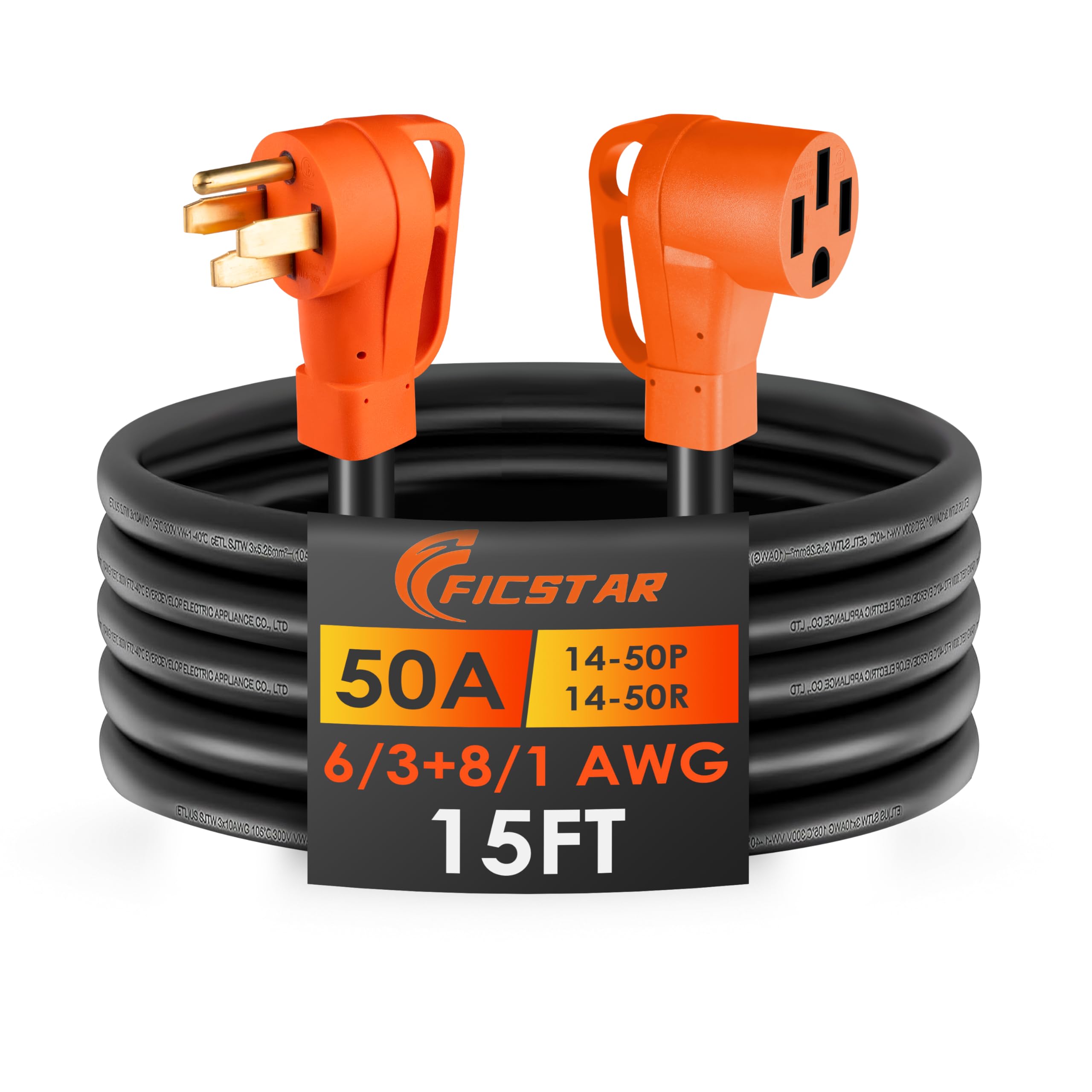 Camco PowerGrip Heavy-Duty 50-Foot 14/3 Outdoor Extension Cord