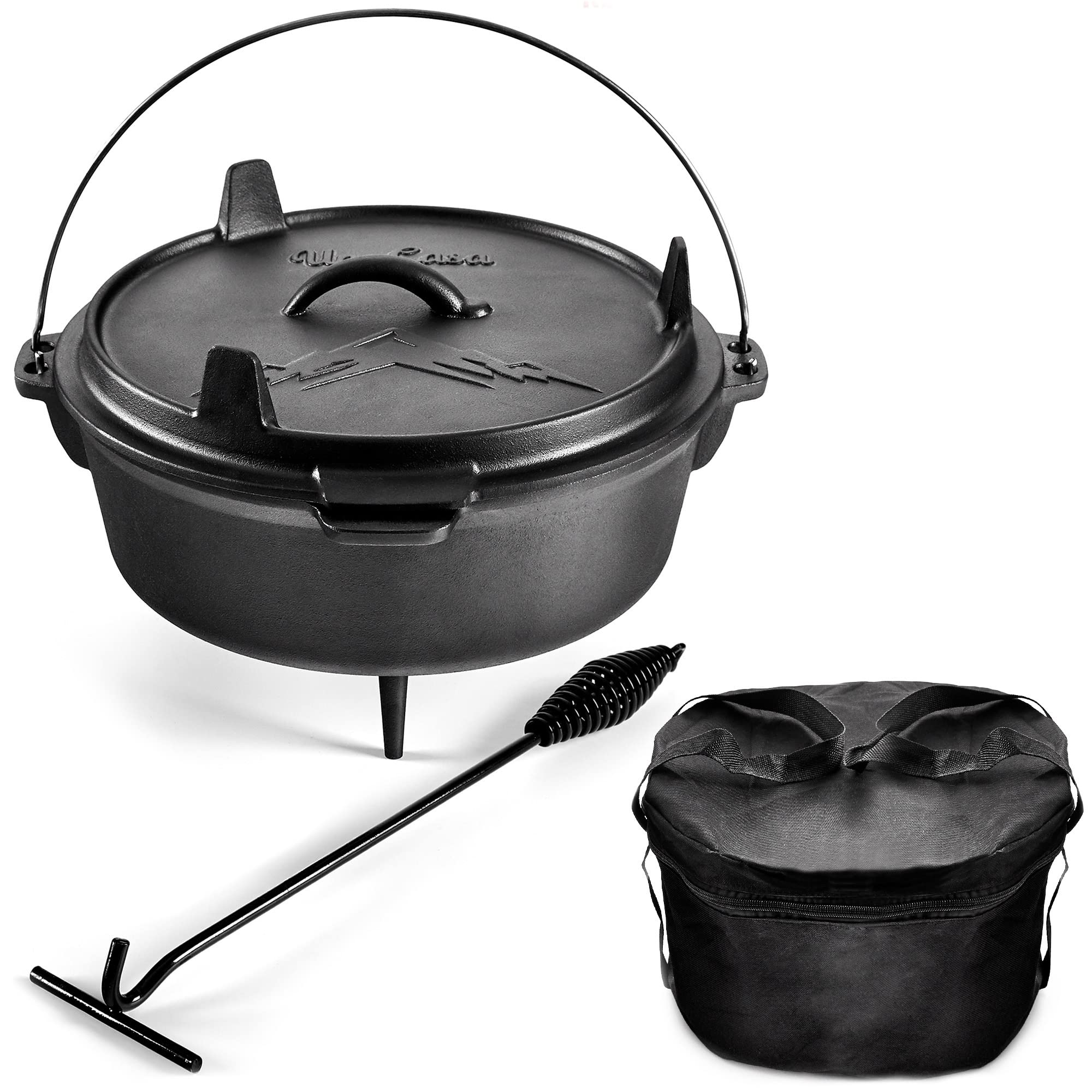 Camp Chef Pre-Seasoned Cast Iron 3-Piece Set
