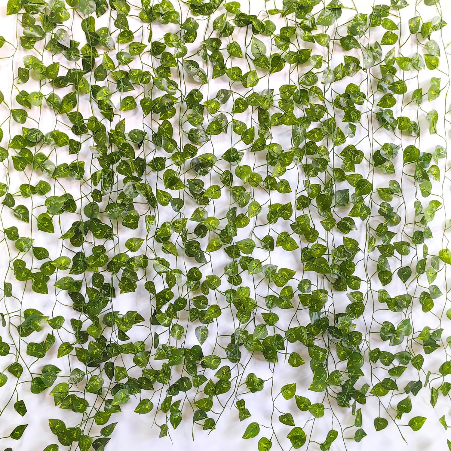 CEWOR 12 Pack Artificial Ivy Leaf Garland Fake Plants