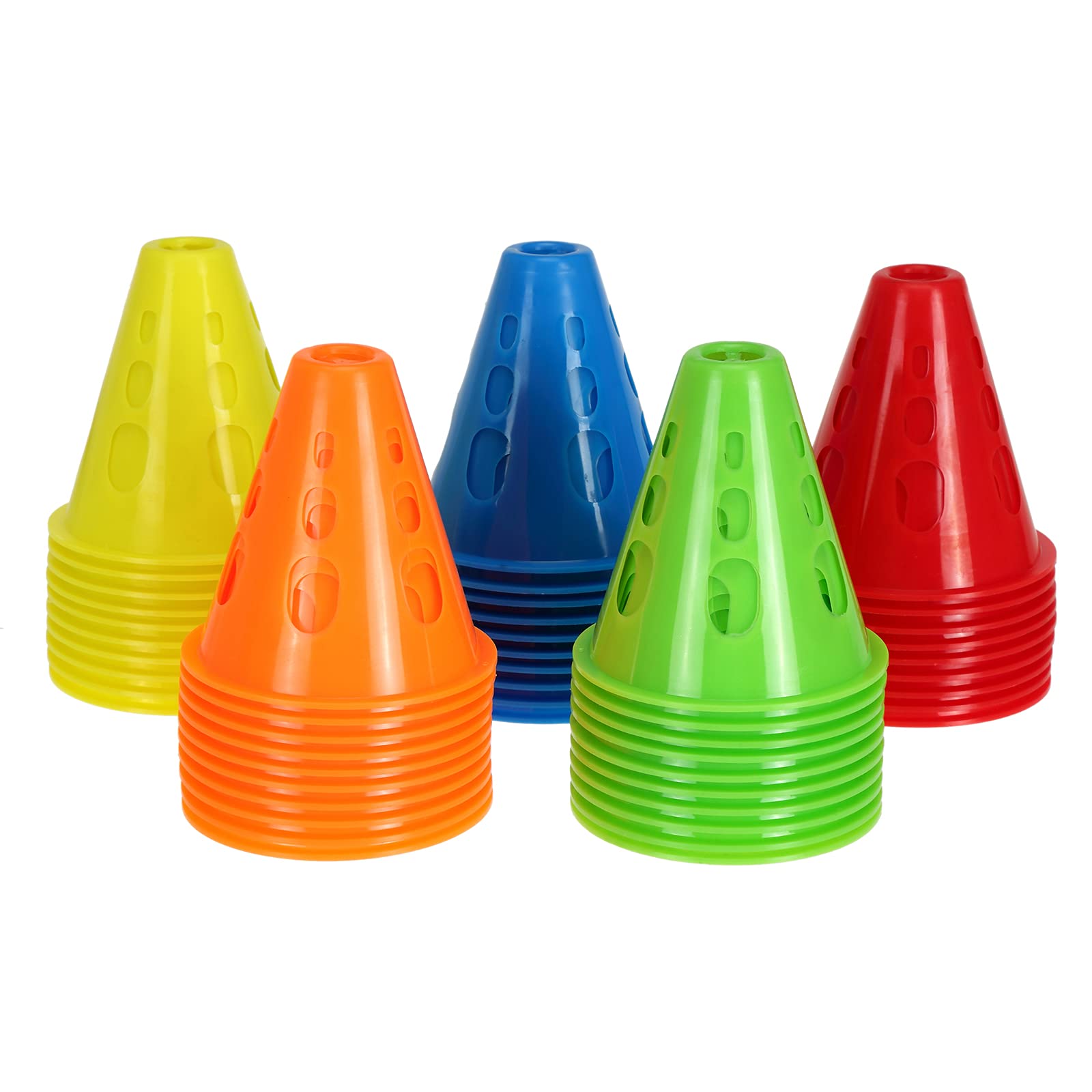 Champion Sports Plastic Dome Cones Set of 50