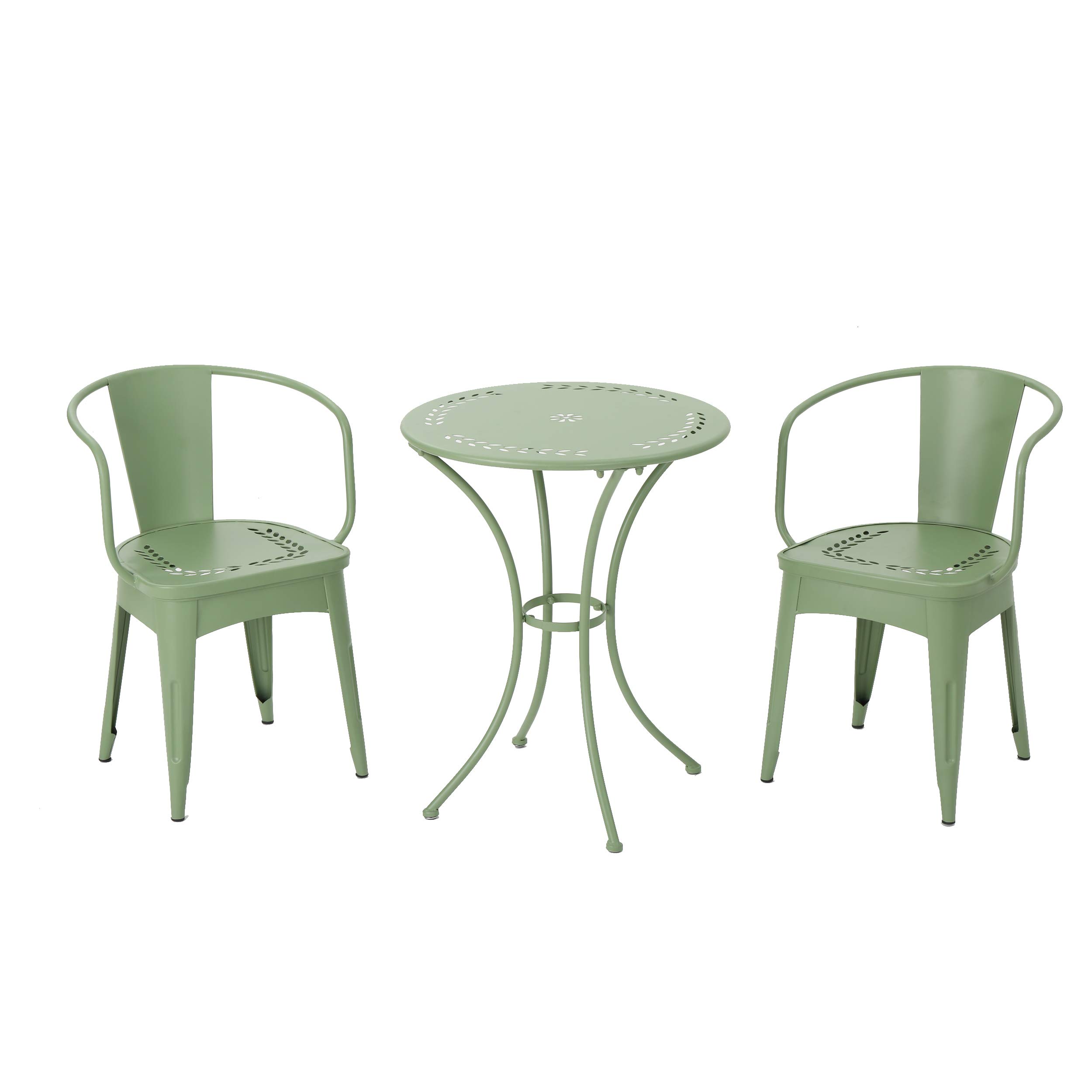 Christopher Knight Home Athens Cast Iron 3-Piece Bistro Set