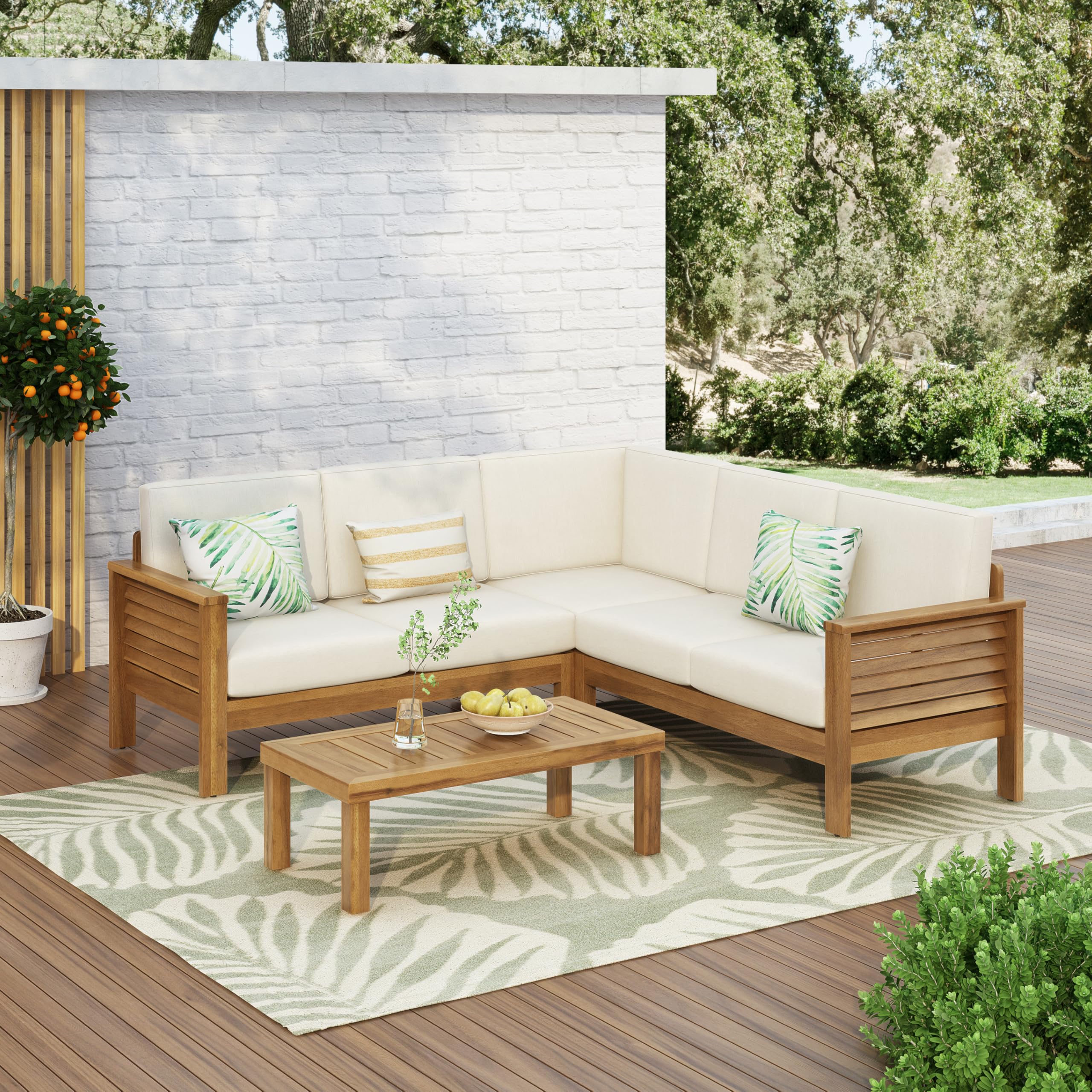 Christopher Knight Home Palmdale 5-Piece Outdoor Sectional