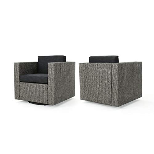 Christopher Knight Home Pismo Outdoor Swivel Club Chair