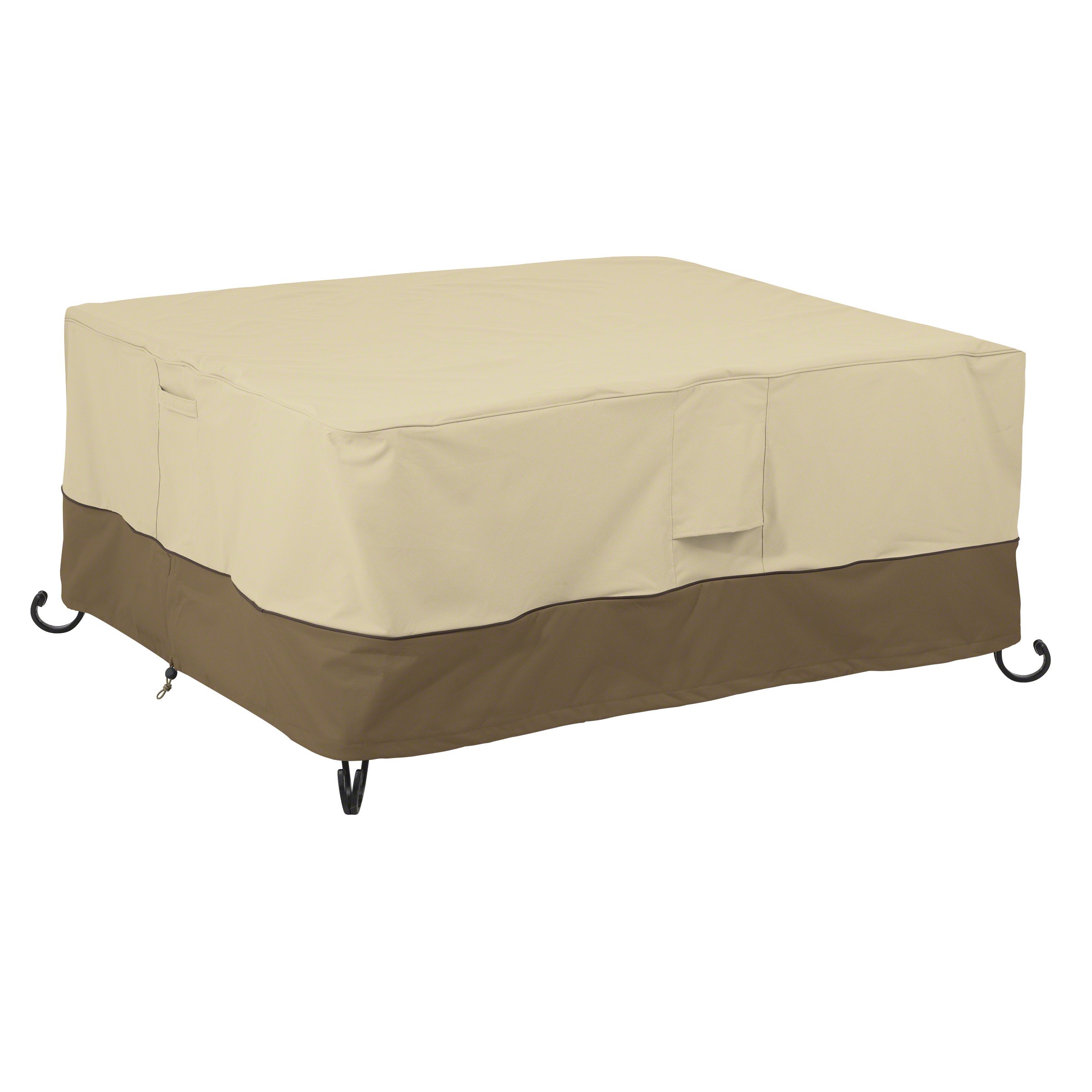 Classic Accessories Veranda Water-Resistant Rectangular Patio Fire Pit Cover
