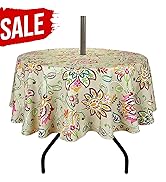 ColorBird Outdoor Soft Tablecloth with Umbrella Hole 60x120