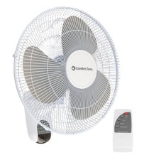 Comfort Zone CZ16WM 16-Inch 3-Speed Wall Mount Fan
