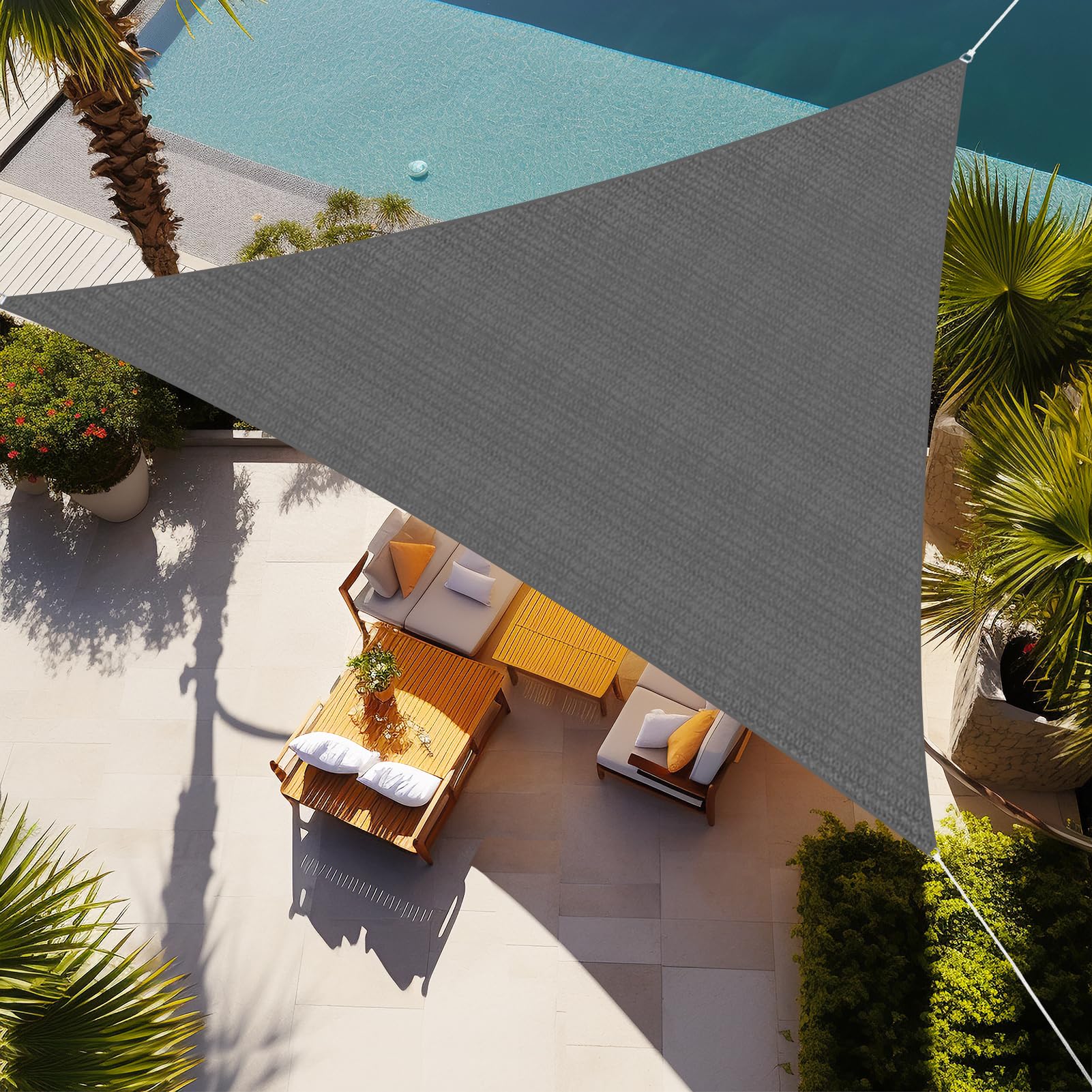 Coolaroo 16'4" x 16'4" x 16'4" Triangle Shade Sail