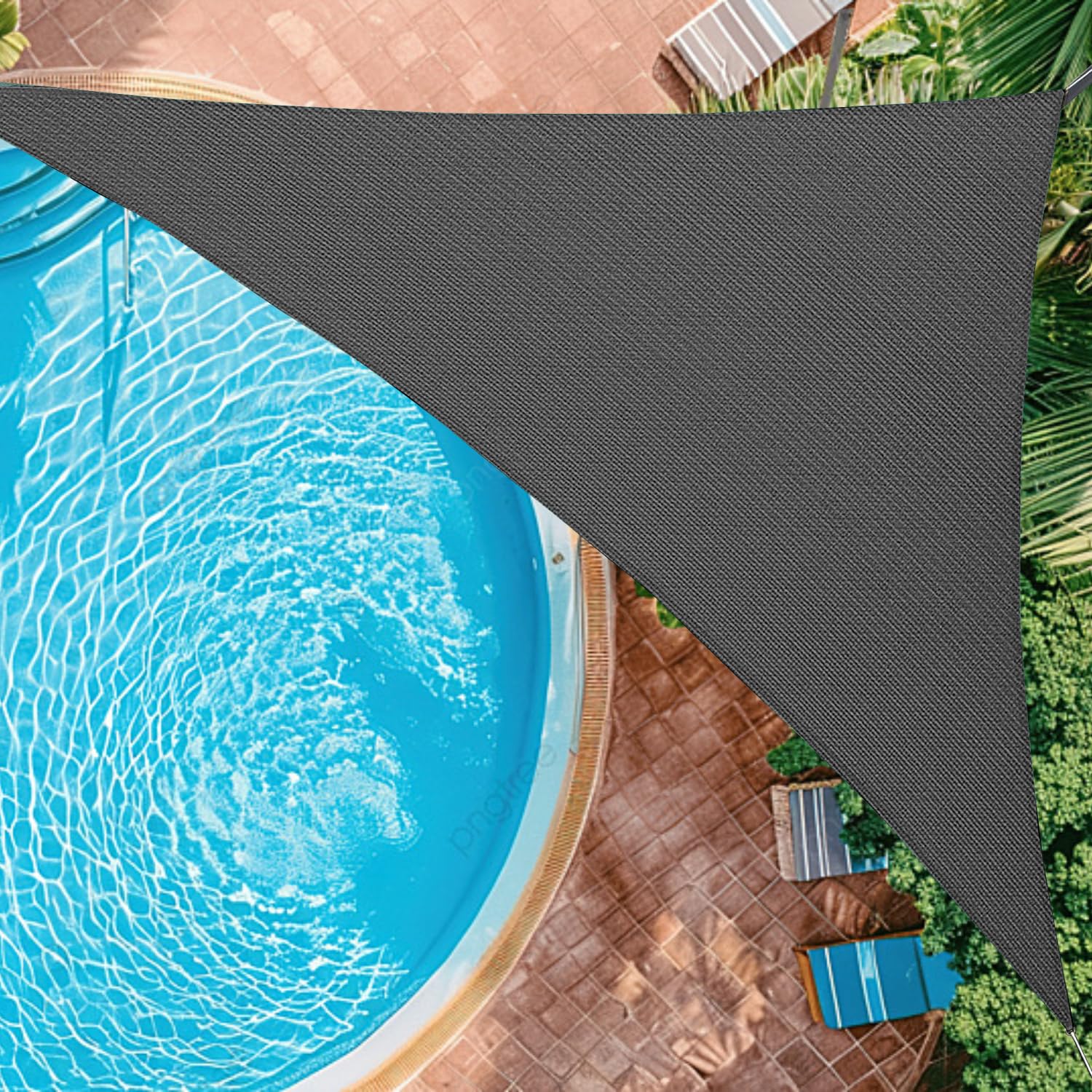 Coolaroo 16'5" x 16'5" x 16'5" Triangle Shade Sail