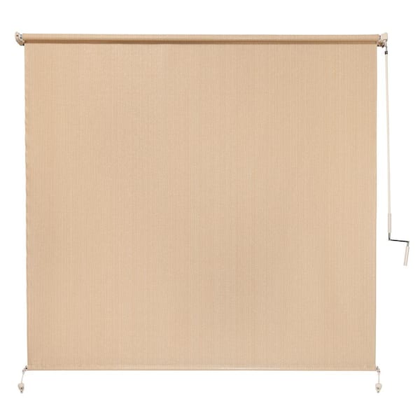 Coolaroo Exterior Roller Shade Cordless, 90% UV Block
