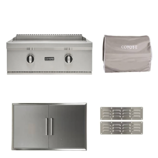 Coyote Outdoor Living 30-Inch Freestanding Outdoor Kitchen Cart