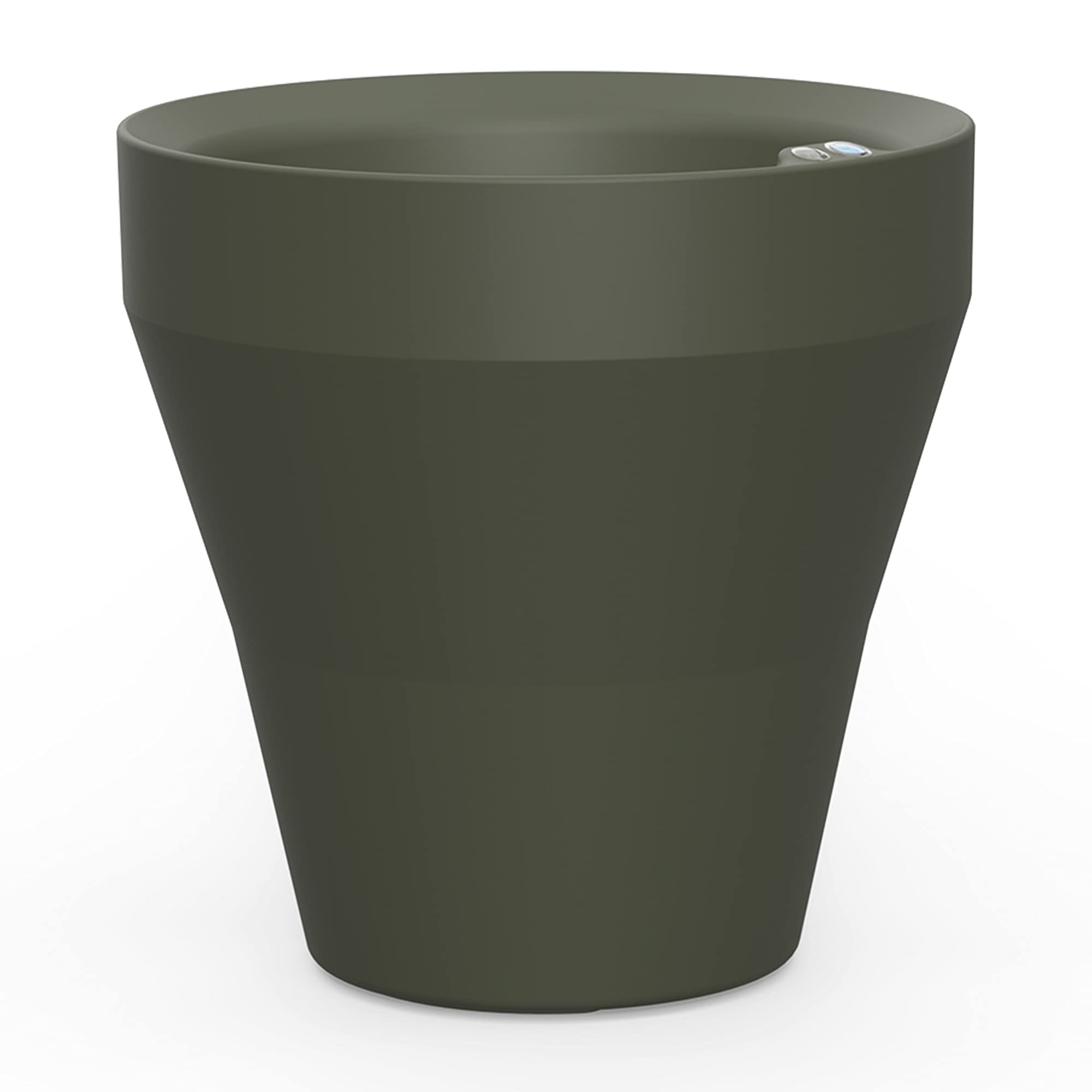 Crescent Garden TruDrop 16-Inch Round Self-Watering Planter