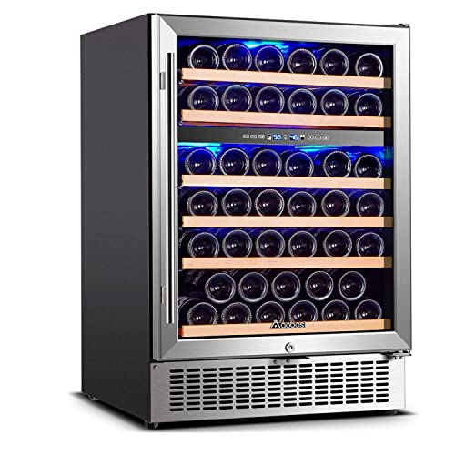 Danby DWC032D1BSSDB 32-Bottle Dual Zone Wine Cooler