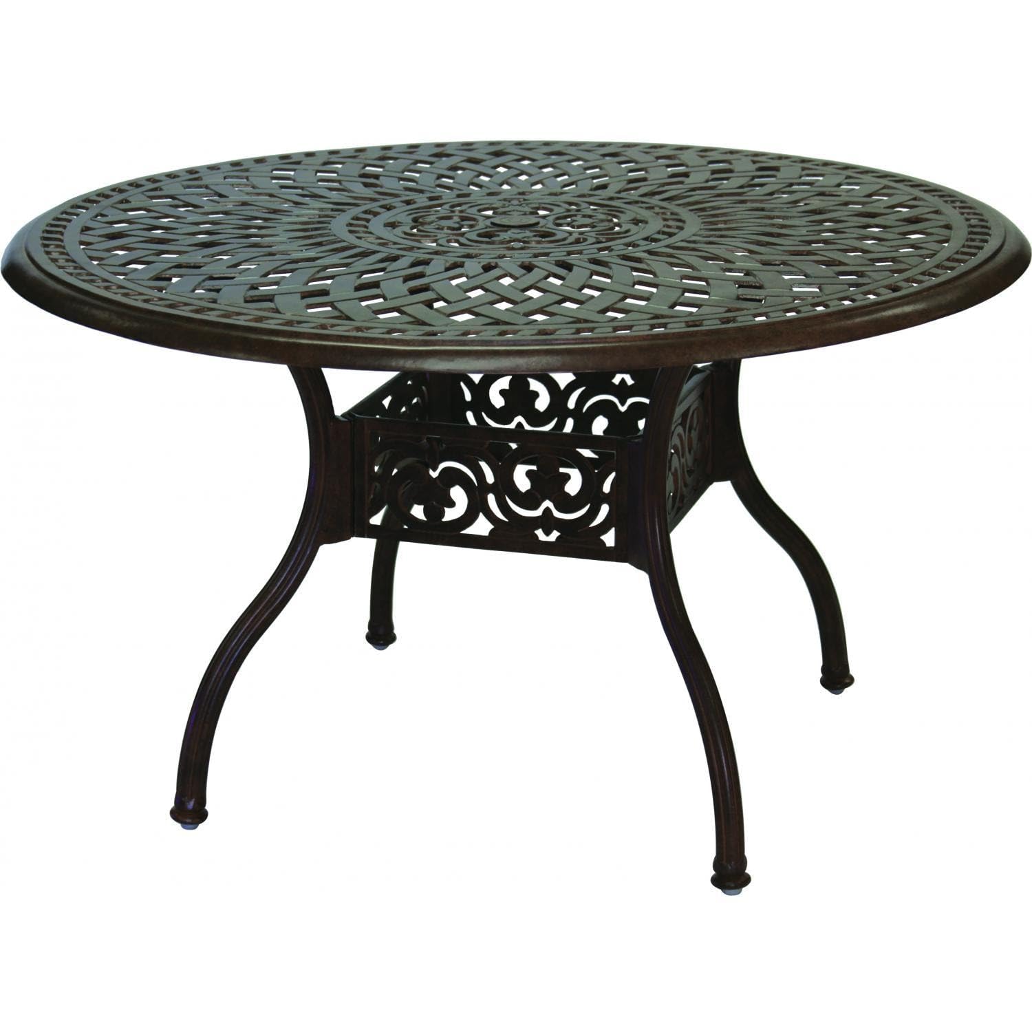 Darlee Series 60 7-Piece Cast Aluminum Patio Dining Set