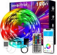 Daybetter 100ft RGBIC LED Strip Lights with App Control