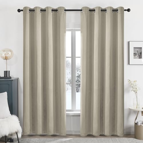 Deconovo Outdoor Curtains UV Protected Grommet Top